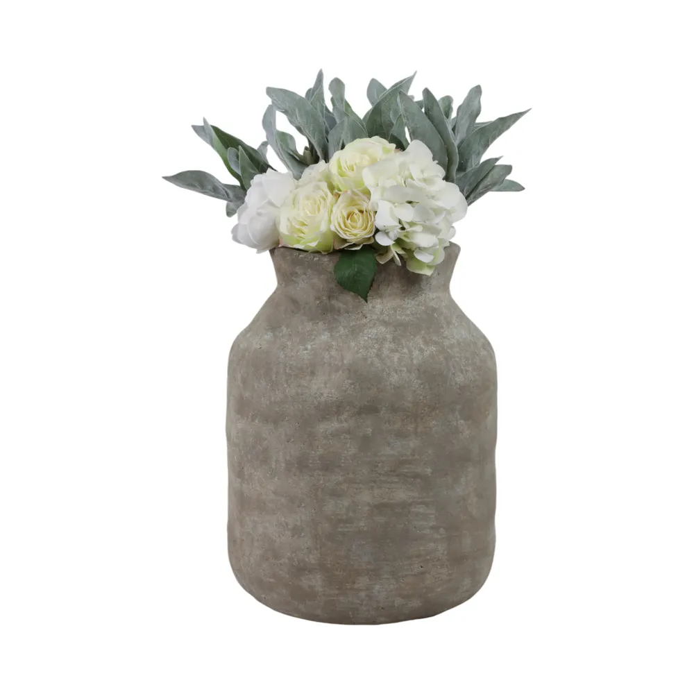 CHILTONLAKE GRAY VASE 16 (IN)