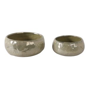 ELDREDCROSS SET OF 2 GREEN PLANTER 5 (IN) 4
