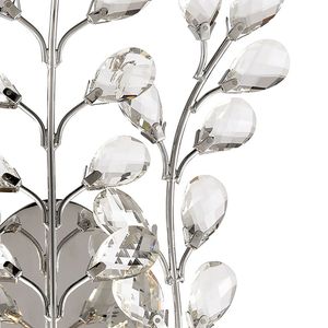 Crystique 14'' High 1-Light Sconce - Polished Chrome 4