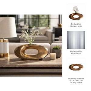 SARAHWELL BRONZE VASE 7 (IN) 10