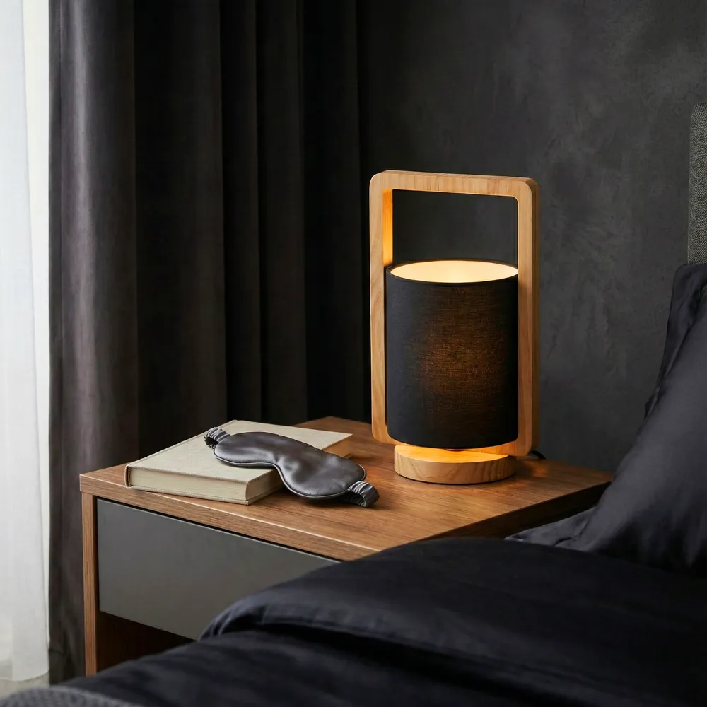 RHEA SET OF 2 BROWN LAMPS 11 (IN)