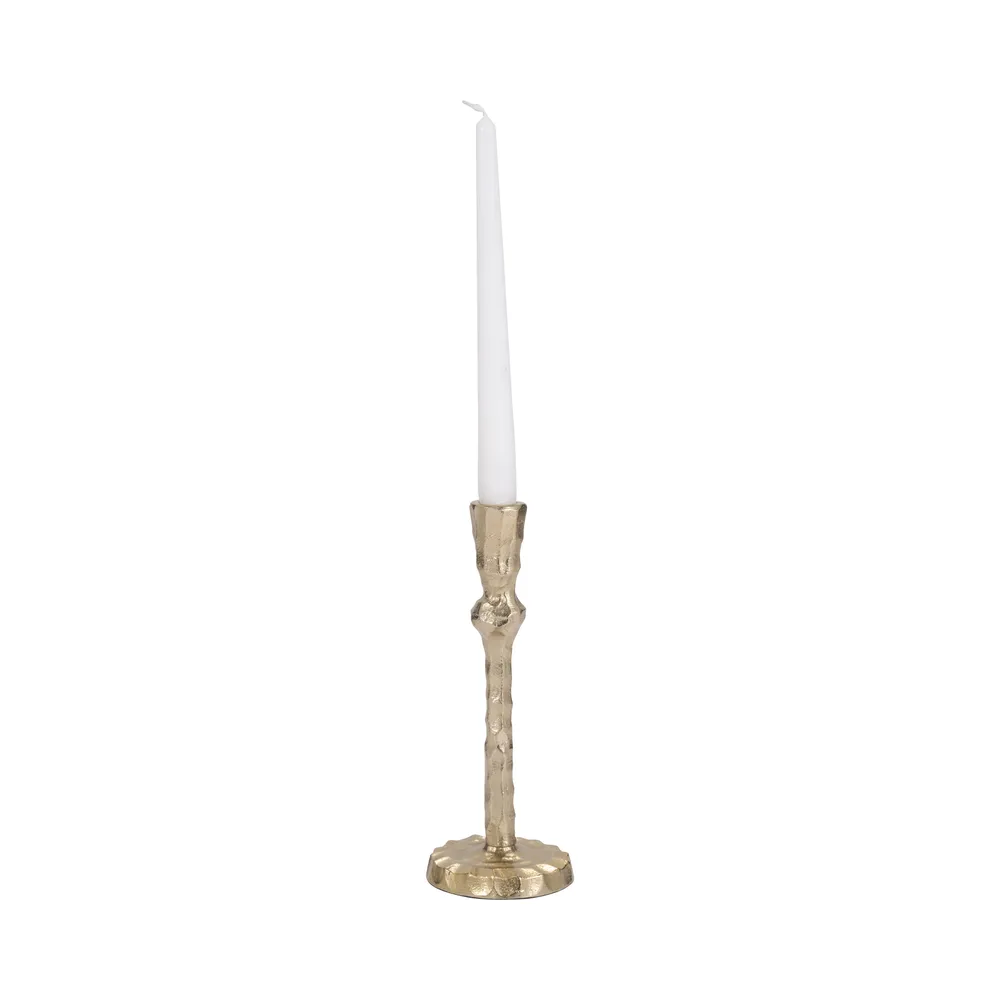 CALECREST GOLD CANDLE HOLDER 9 (IN)