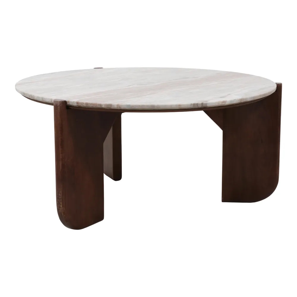 RHEAWAY TAN COFFEE TABLE 17 (IN)