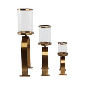 FLYNN GOLD CANDLE HOLDER 22 (IN) 4