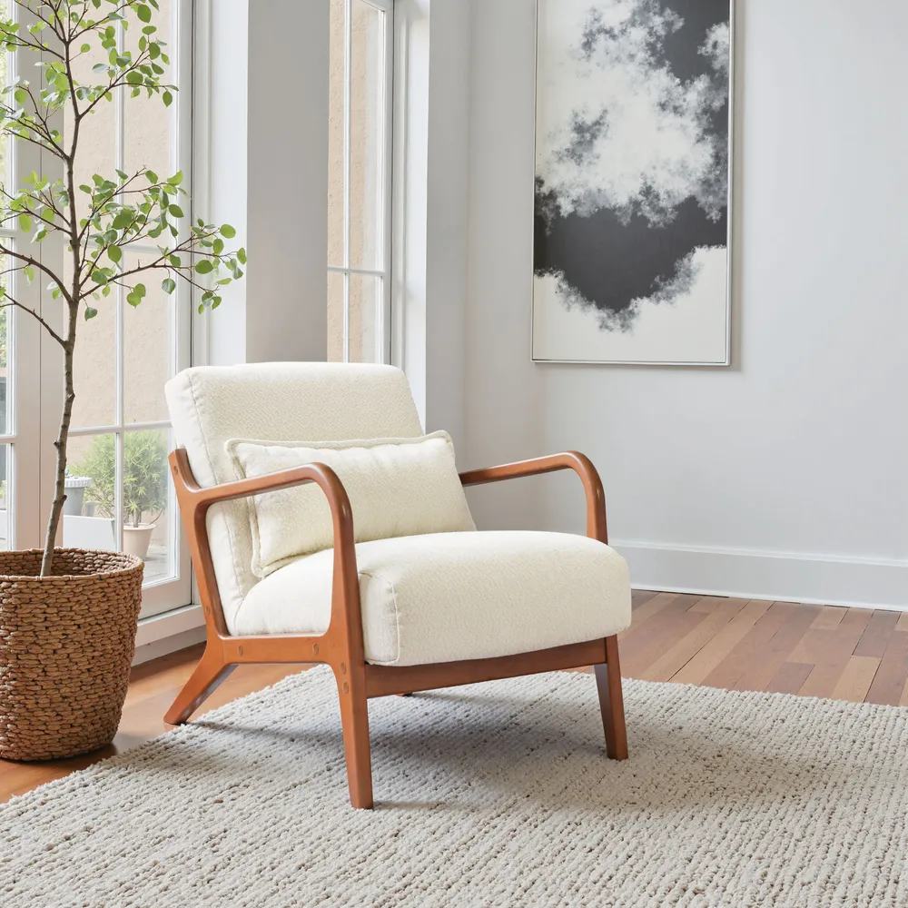 Macio Accent Chair Cream