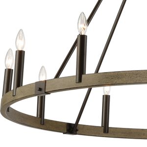 Transitions 50'' Wide 12-Light Chandelier - Oil Rubbed Bronze 2