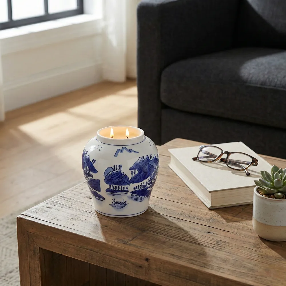 GUNNARTON NEROLI & BASIL CANDLE 7 (IN)