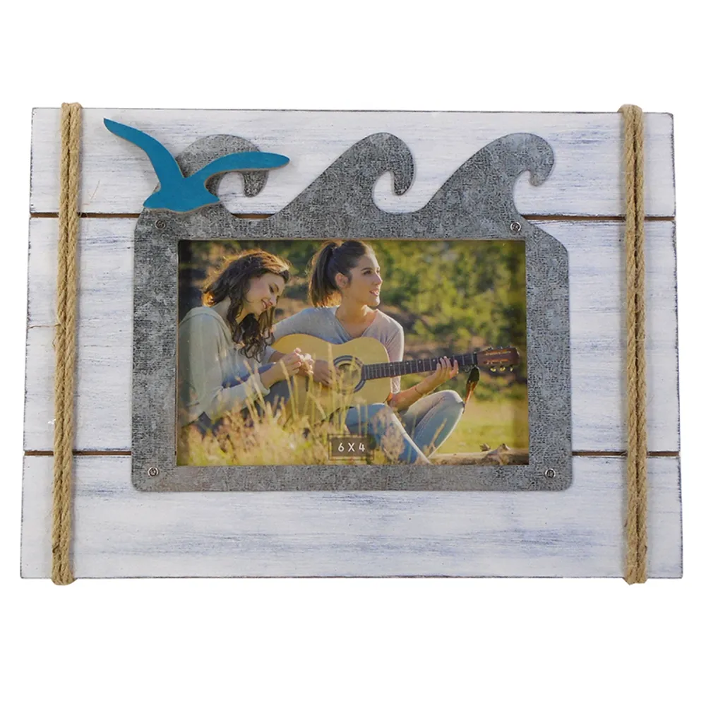 4"X6" NAUTICAL WAVE PHOTO FRAME