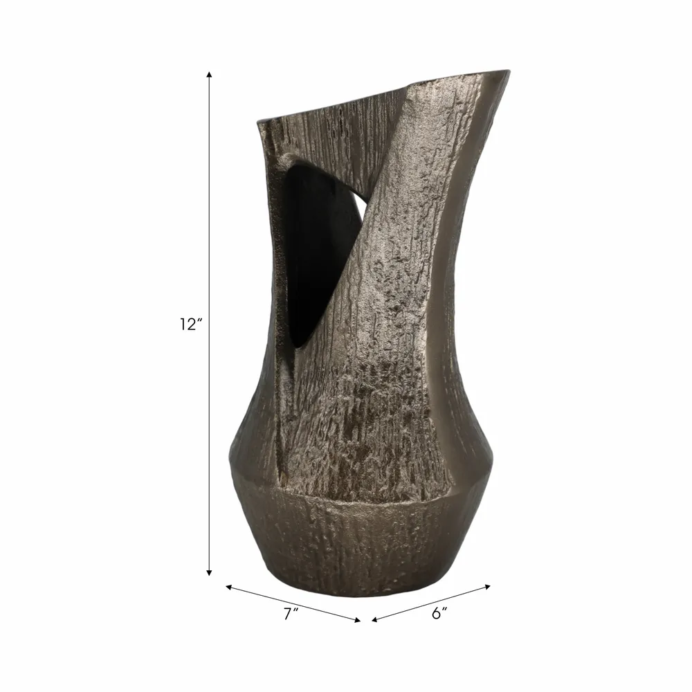 BRADENFIELD GRAY VASE 12 (IN)