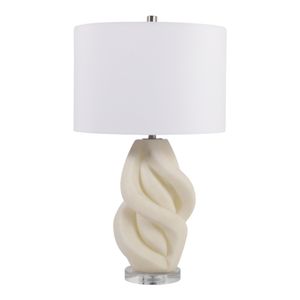 ROSEPORT IVORY LAMP 26 (IN) 1