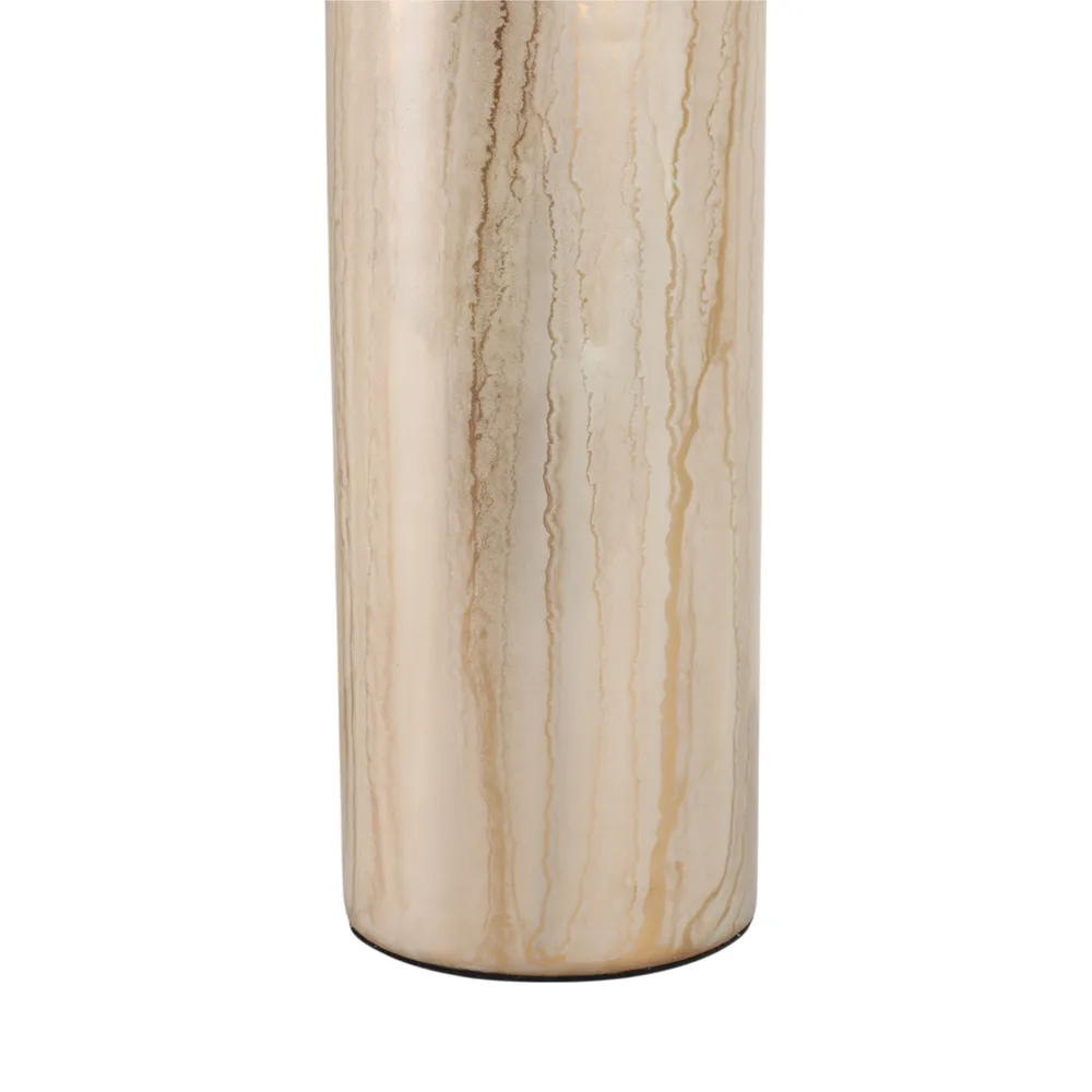 CHILTONSIDE GOLD GLASS VASE 18 (IN)
