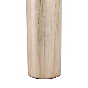 CHILTONSIDE GOLD GLASS VASE 18 (IN) 6