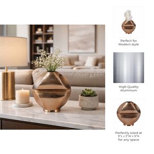FORBESDALE GOLD VASE 9 (IN) 10