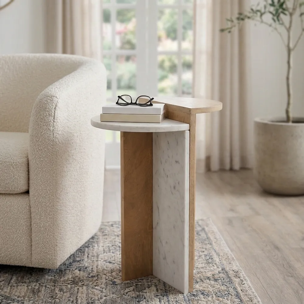 DESMONDROSE BROWN TABLE 22 (IN)