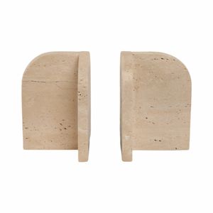 NORMAWORTH SET OF 2 TAN BOOKENDS 6 (IN) 1