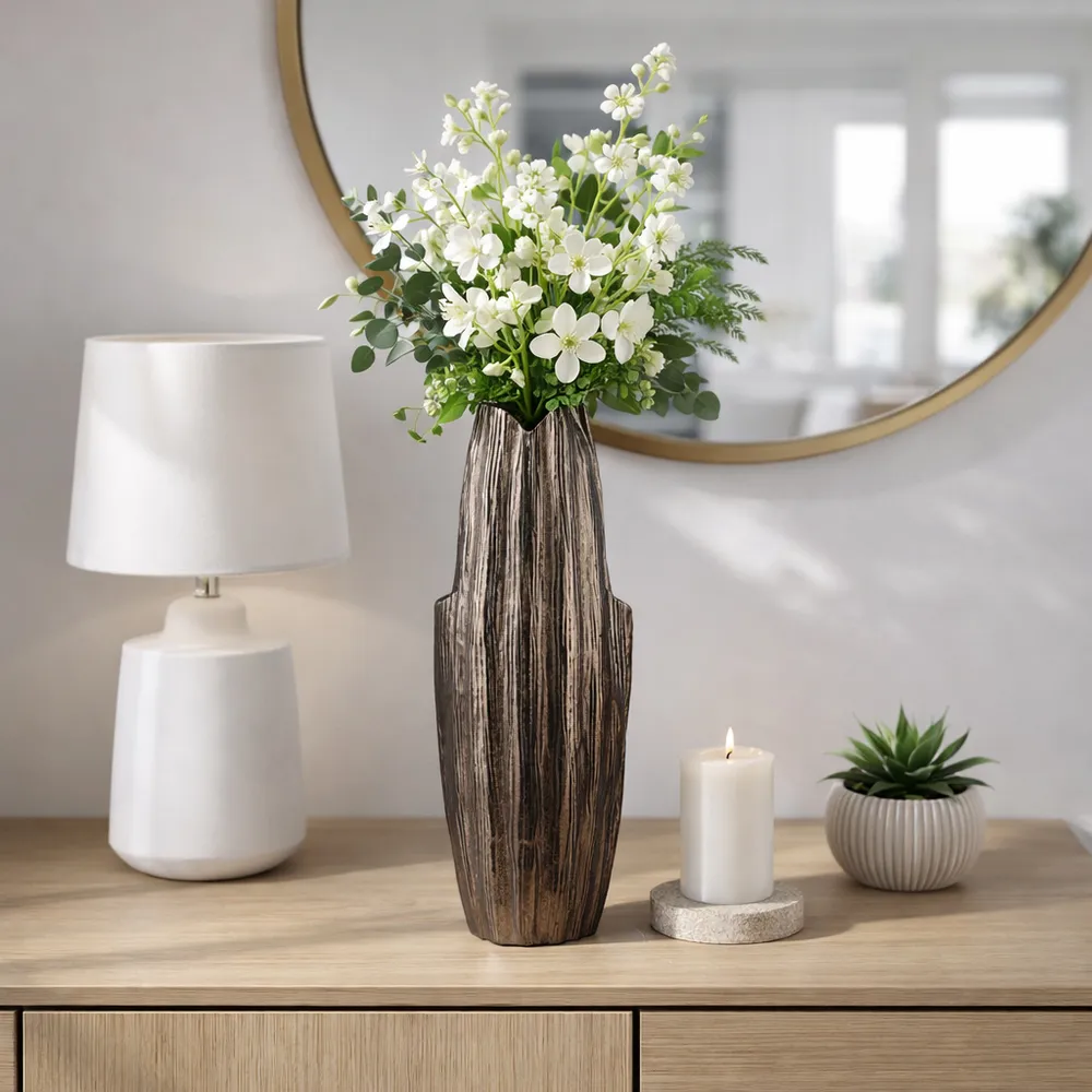 EVANDERPORT BLACK VASE 24 (IN)