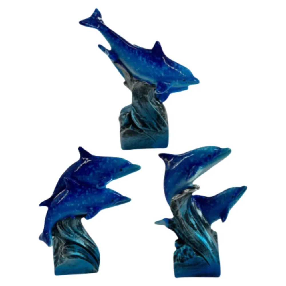 3" DOLPHINS ON WAVE 3-ASST