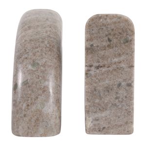 COLTONLAND SET OF 2 TAN BOOKENDS 6 (IN) 5
