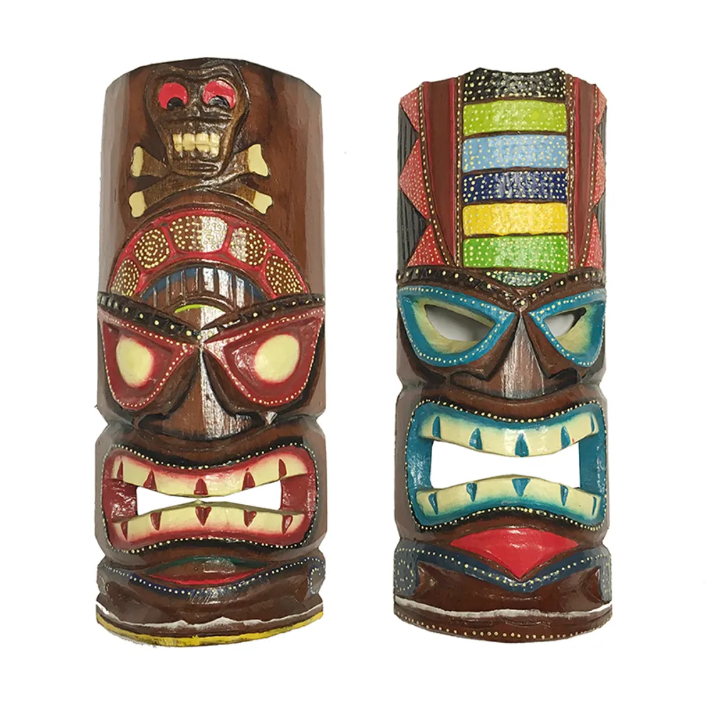 12" TOTEM POLE MASK 2-ASST