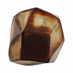 BOLTONHAVEN BROWN GLASS VASE 12 (IN) 7
