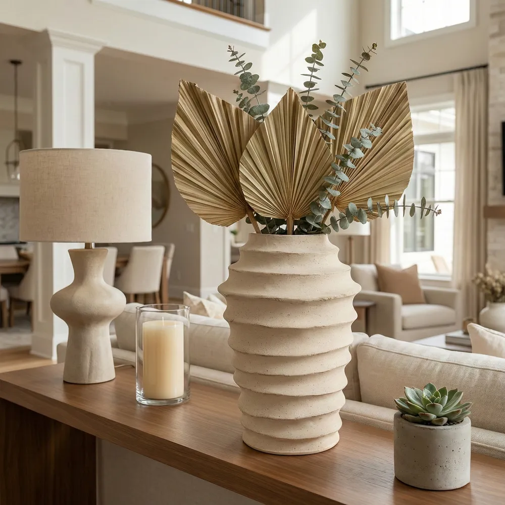 RIDERGATE IVORY VASE 14 (IN)