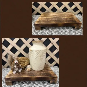 Dark Wooden Riser 15x10x2.5in 4