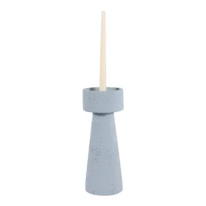 CARLIN BLUE CANDLE HOLDER 12 (IN) 3