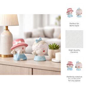 ARNETTBROOK SET OF 2 BLUE DECOR 6 (IN) 10