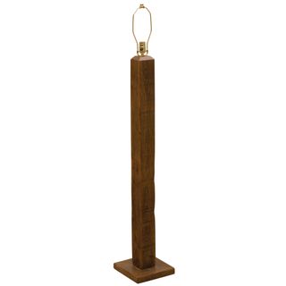 Barnwood Floor Lamp without Lamp Shade