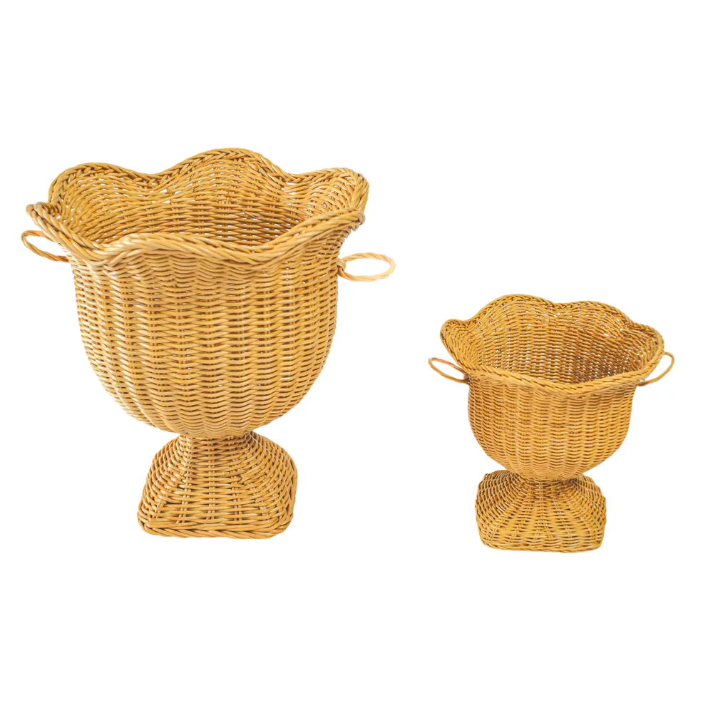 DARNELLWIND SET OF 2 BROWN VASES 17 (IN)
