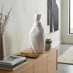 HALTONWORTH WHITE VASE 23 (IN) 2