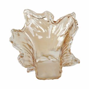 CLAYMORE BROWN GLASS VASE 8 (IN) 7