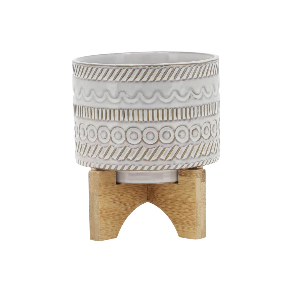DORSETPORT IVORY PLANTER 8 (IN)