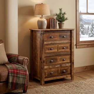 Barnwood Four Drawer Chest - Standard Line