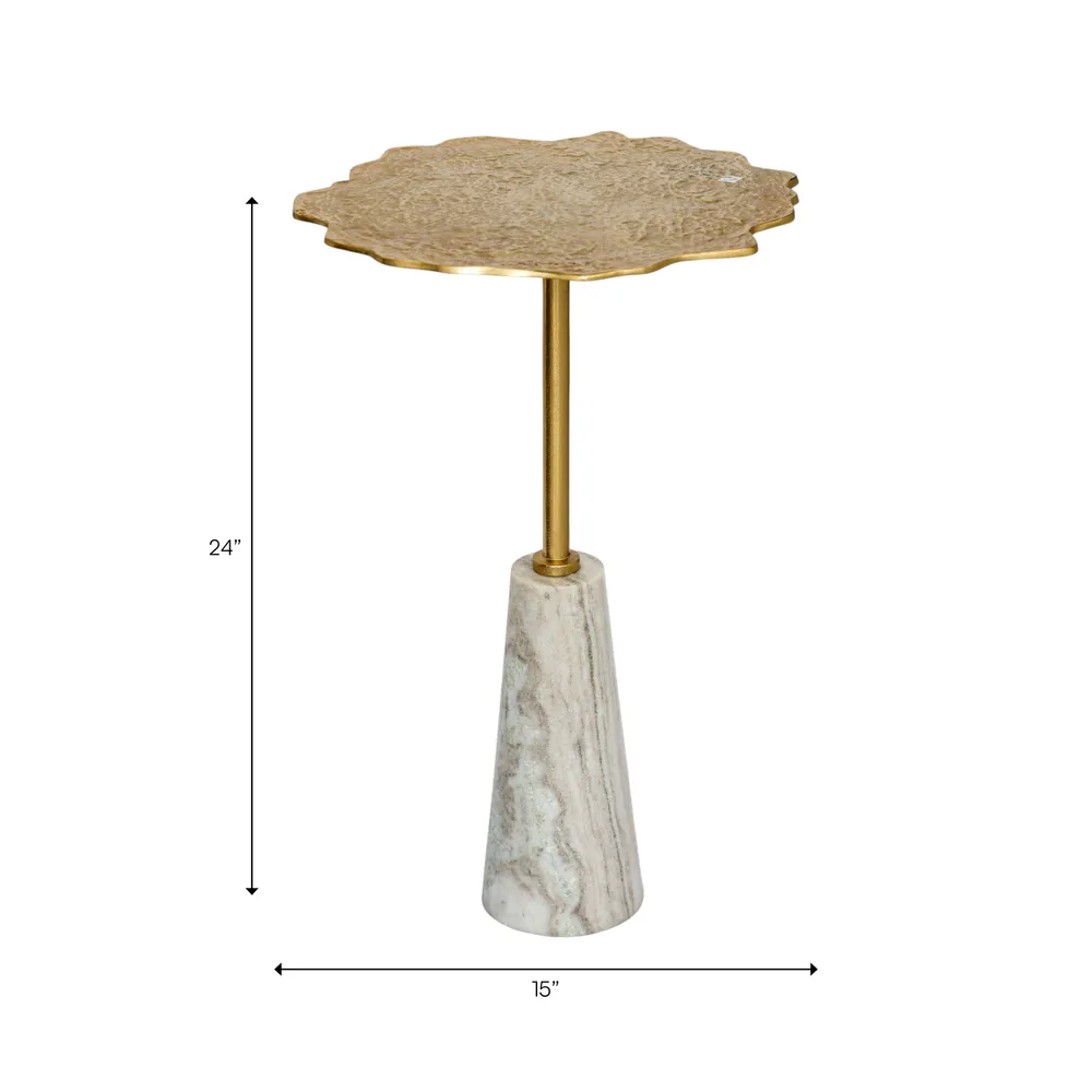 STORMBROOK GOLD TABLE 25 (IN)
