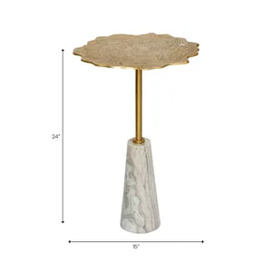 STORMBROOK GOLD TABLE 25 (IN) 8