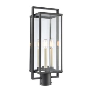 Gladwyn 21.5'' High 3-Light Outdoor Post Light - Matte Black 3
