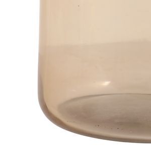 LONDONOAK BROWN GLASS VASE 24 (IN) 6