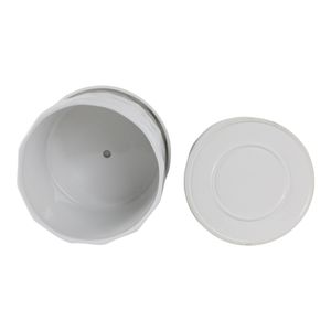 HEWITTROSE SET OF 2 WHITE PLANTER 11 (IN) 7