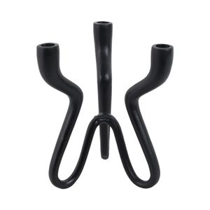TODDBURN BLACK CANDLE HOLDER 10 (IN) 1