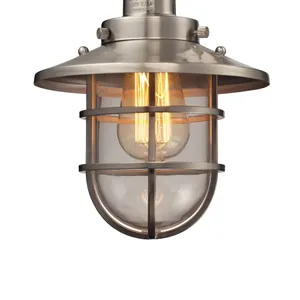 Seaport 13'' High 1-Light Sconce - Satin Nickel 4
