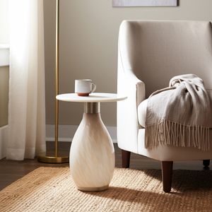 ENOCHHAM WHITE TABLE 19 (IN) 11