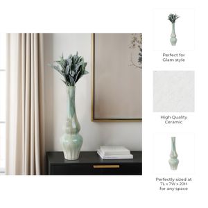 HADFIELDHOLM GREEN VASE 20 (IN) 10