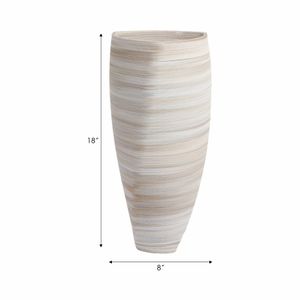 RIDLEYLAKE TAN VASE 18 (IN) 9
