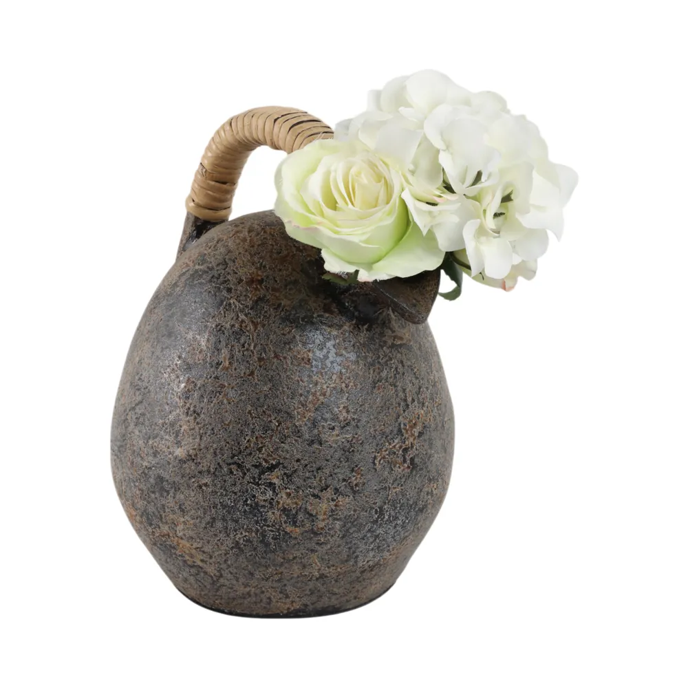 FINNCLIFF GRAY VASE 12 (IN)