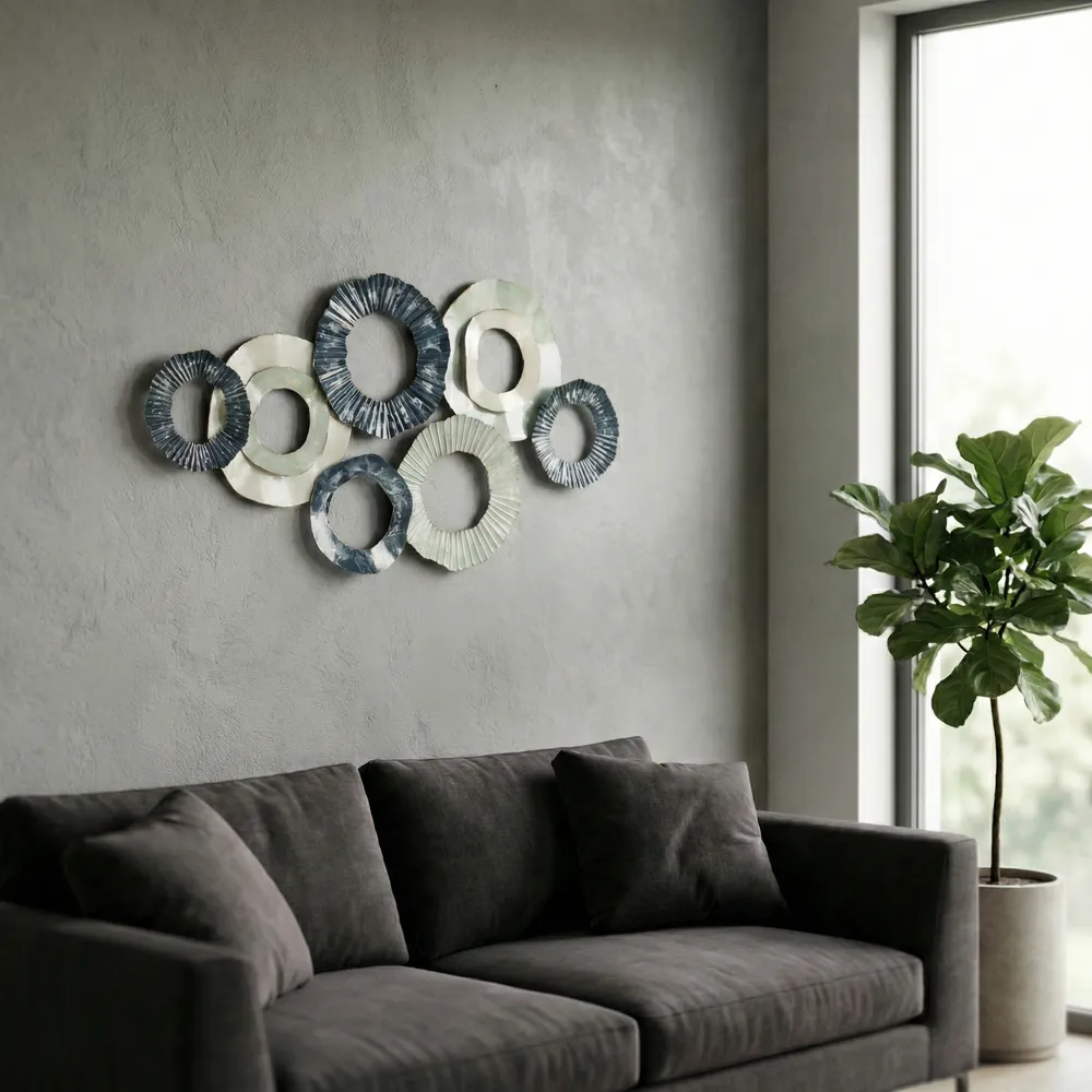 GAIGECLIFF BLUE METAL WALL 20 (IN)