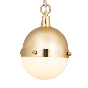 Harmelin 7'' Wide 1-Light Mini Pendant - Satin Brass 4