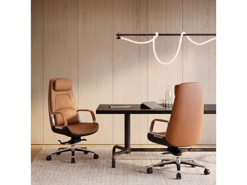Cordelia Office Chair Brown 9