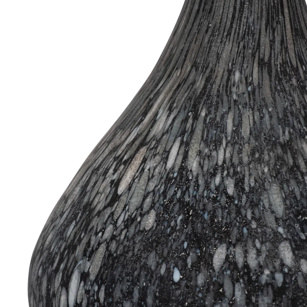 DOUGALROSE GRAY GLASS VASE 21 (IN)