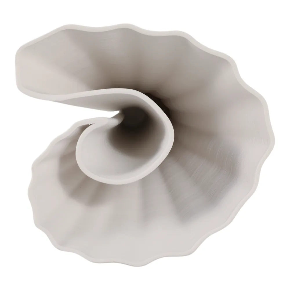 WRENMORE WHITE VASE 11 (IN)
